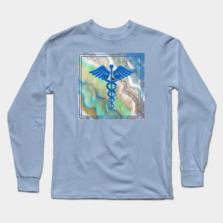 Nursing Shirt, Nurse Symbol Long Sleeve T-Shirt